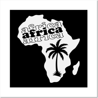 Africa (light) Posters and Art